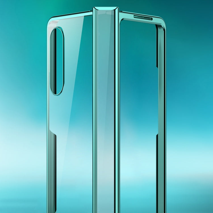 For Samsung Galaxy Z Fold4 5G Electroplating PC Full Coverage Shockproof Phone Case