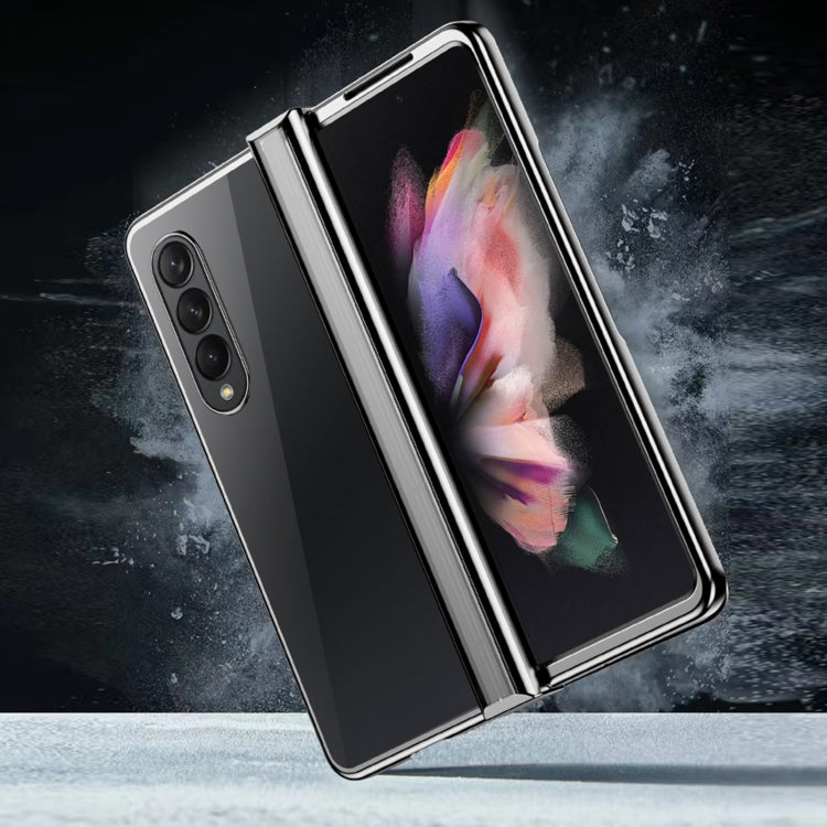 For Samsung Galaxy Z Fold4 5G Electroplating PC Full Coverage Shockproof Phone Case