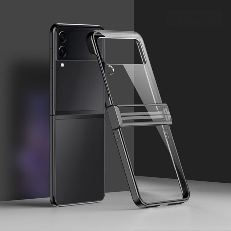 For Samsung Galaxy Z Filp4 Electroplating PC Full Coverage Shockproof Phone Case