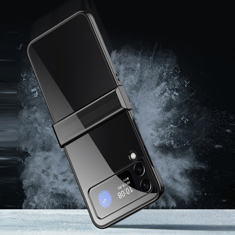 For Samsung Galaxy Z Filp4 Electroplating PC Full Coverage Shockproof Phone Case