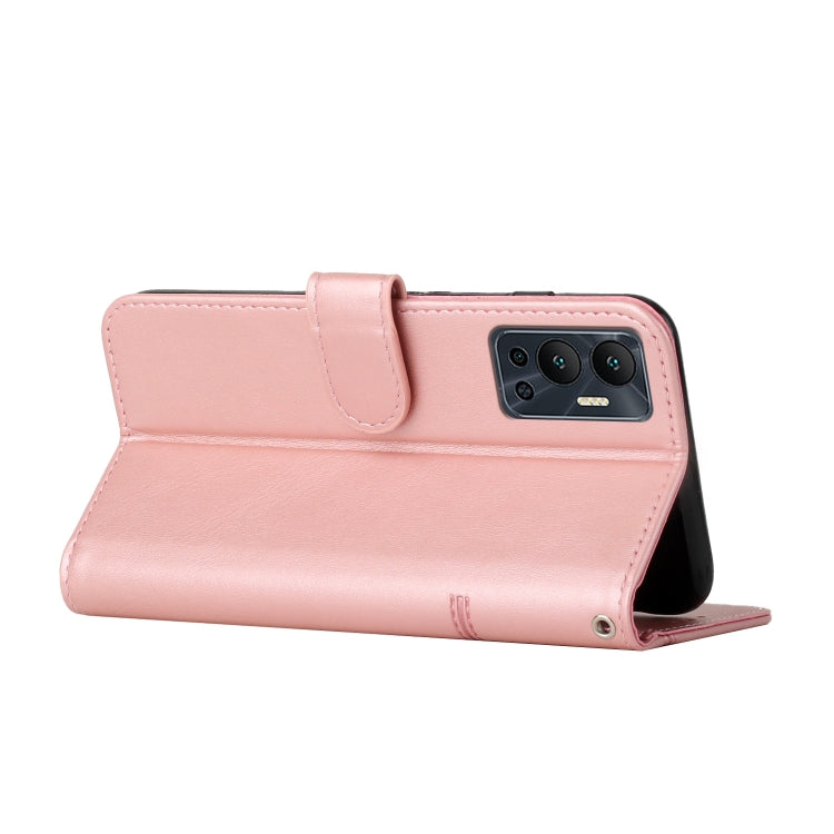 For Infinix Hot 12 Stitching Calf Texture Buckle Leather Phone Case