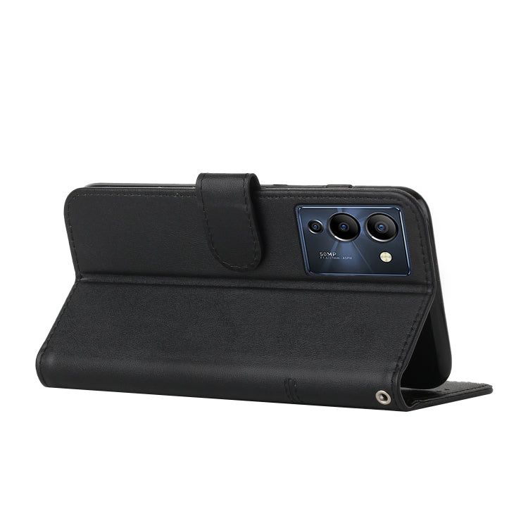 For Infinix Note 12 G96 Stitching Calf Texture Buckle Leather Phone Case