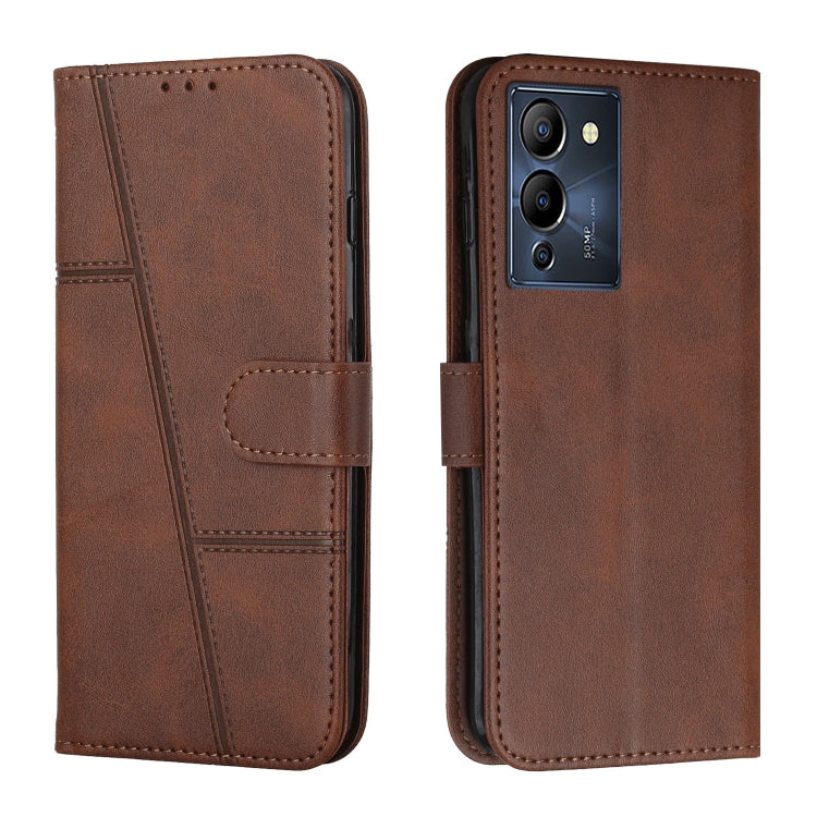 For Infinix Note 12 G96 Stitching Calf Texture Buckle Leather Phone Case