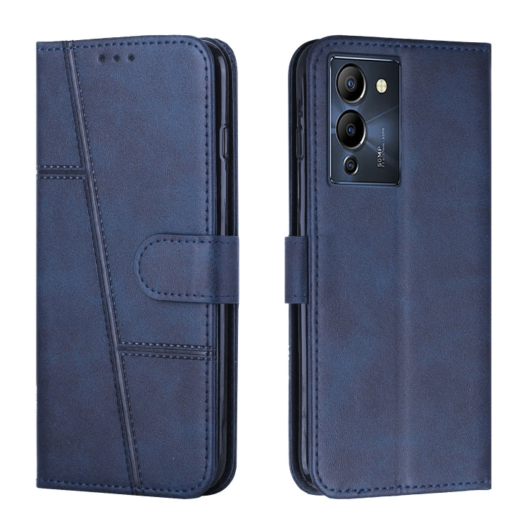 For Infinix Note 12 G96 Stitching Calf Texture Buckle Leather Phone Case