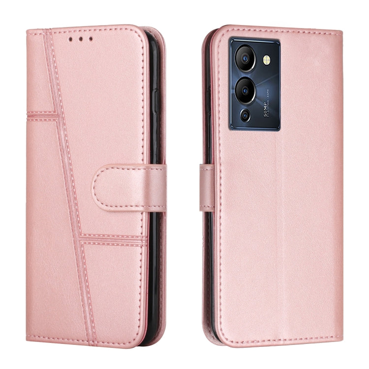 For Infinix Note 12 G96 Stitching Calf Texture Buckle Leather Phone Case