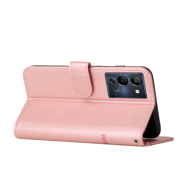 For Infinix Note 12 G96 Stitching Calf Texture Buckle Leather Phone Case