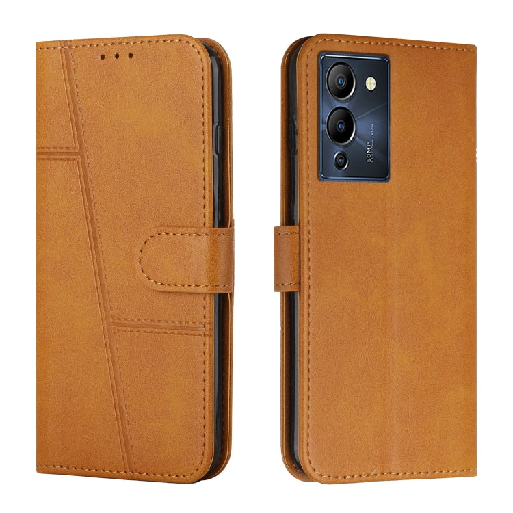 For Infinix Note 12 G96 Stitching Calf Texture Buckle Leather Phone Case
