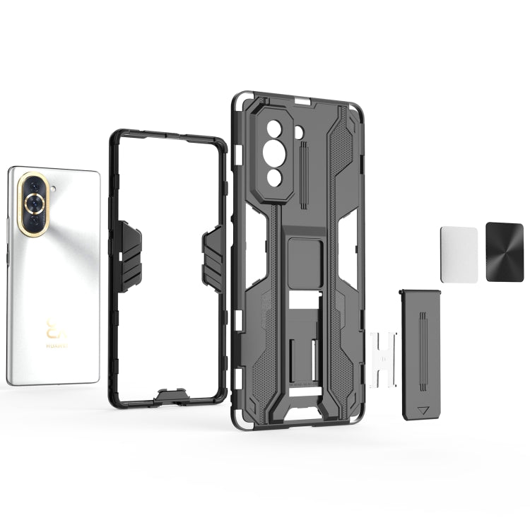 For Huawei Nova 10 4G Supersonic PC + TPU Shock-proof Protective Phone Case with Holder