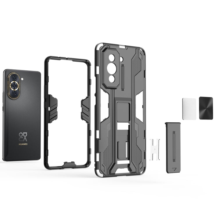 For Huawei Nova 10 Pro 4G Supersonic PC + TPU Shock-proof Protective Phone Case with Holder