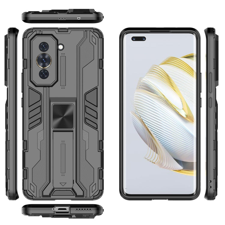 For Huawei Nova 10 Pro 4G Supersonic PC + TPU Shock-proof Protective Phone Case with Holder