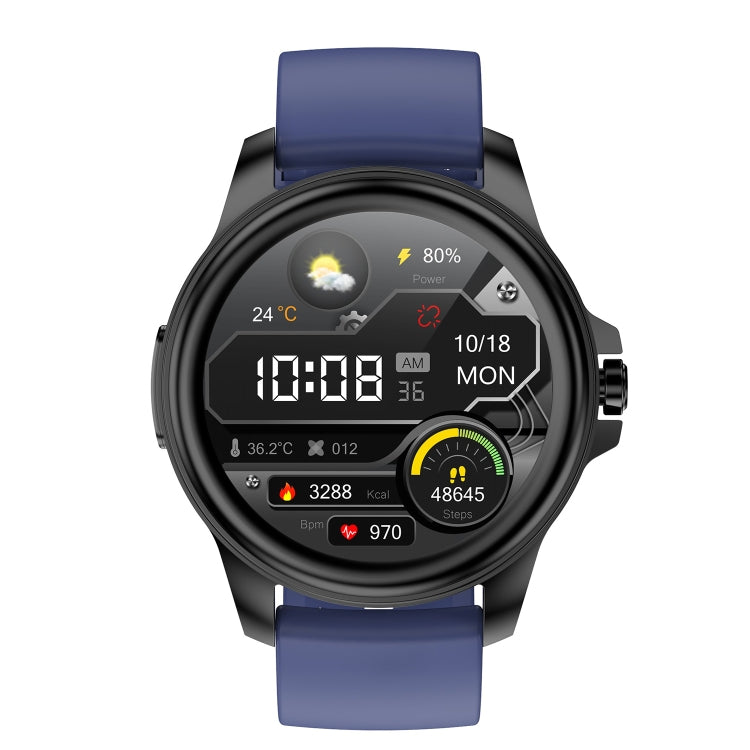 E89 1.32 Inch Screen TPU Strap Smart Health Watch Supports ECG Function, AI Medical Diagnosis, Body Temperature Monitoring