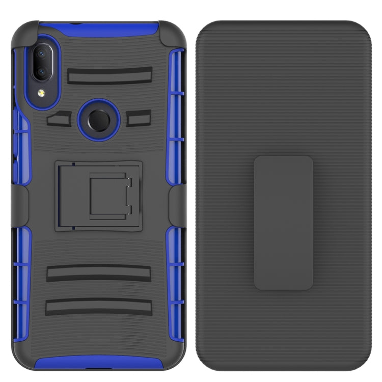 For Alcatel 3V PC + Silicone Back Clip Sliding Sleeve Protective Case