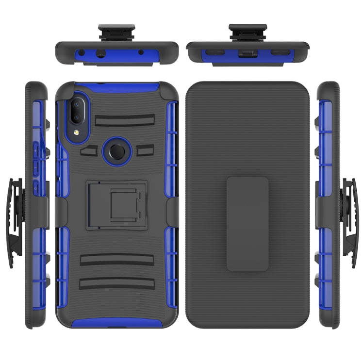 For Alcatel 3V PC + Silicone Back Clip Sliding Sleeve Protective Case