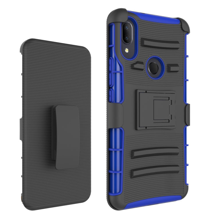 For Alcatel 3V PC + Silicone Back Clip Sliding Sleeve Protective Case