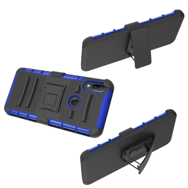 For Alcatel 3V PC + Silicone Back Clip Sliding Sleeve Protective Case