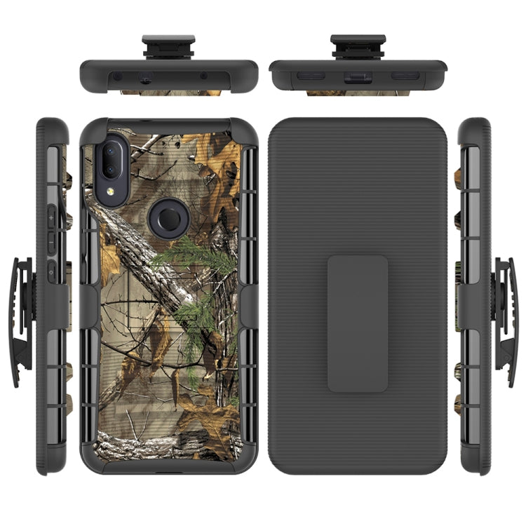 For Alcatel 3V PC + Silicone Back Clip Sliding Sleeve Protective Case