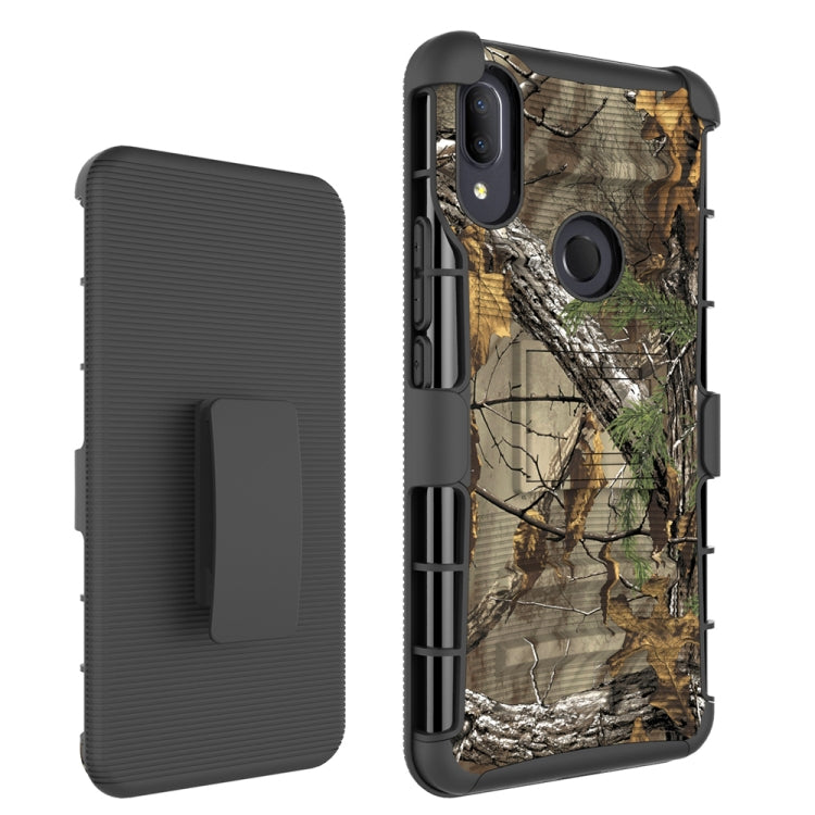 For Alcatel 3V PC + Silicone Back Clip Sliding Sleeve Protective Case