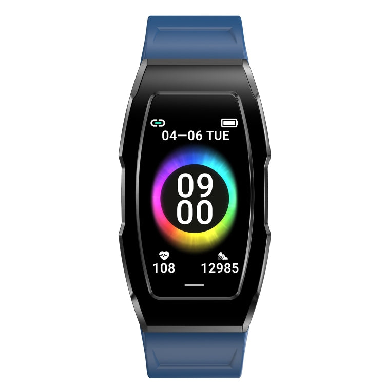F18 0.96 Inch Screen PC+ABS Material Smart Health Bracelet Supports Body Temperature Detection, Dynamic Heart Rate, Blood Oxygen Detection(Blue)