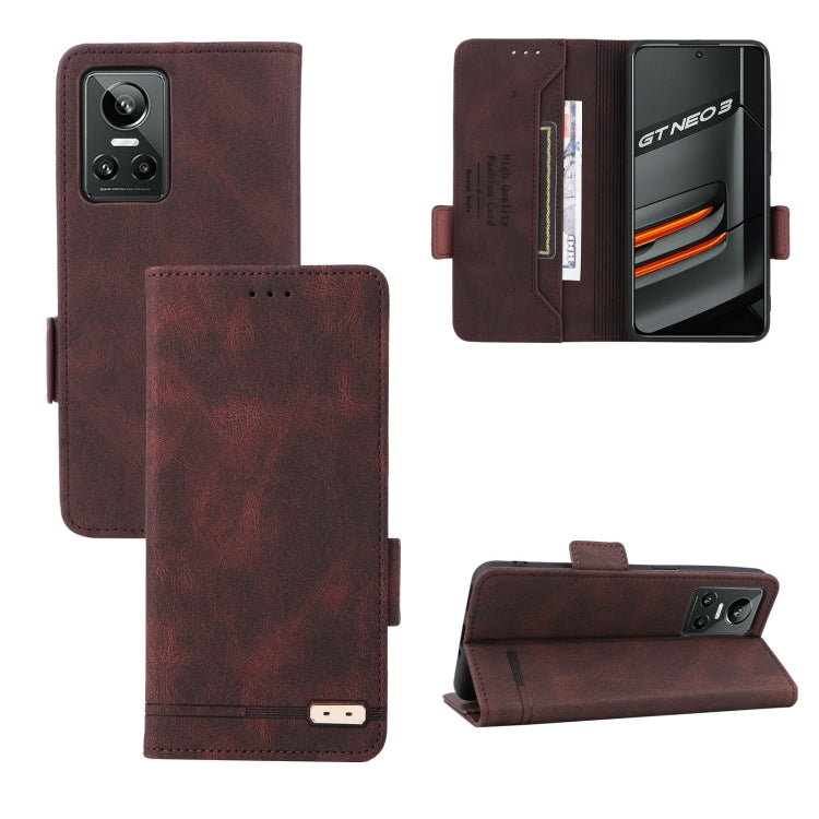 For OPPO RealmeGT Neo3 Magnetic Clasp Flip Leather Phone Case