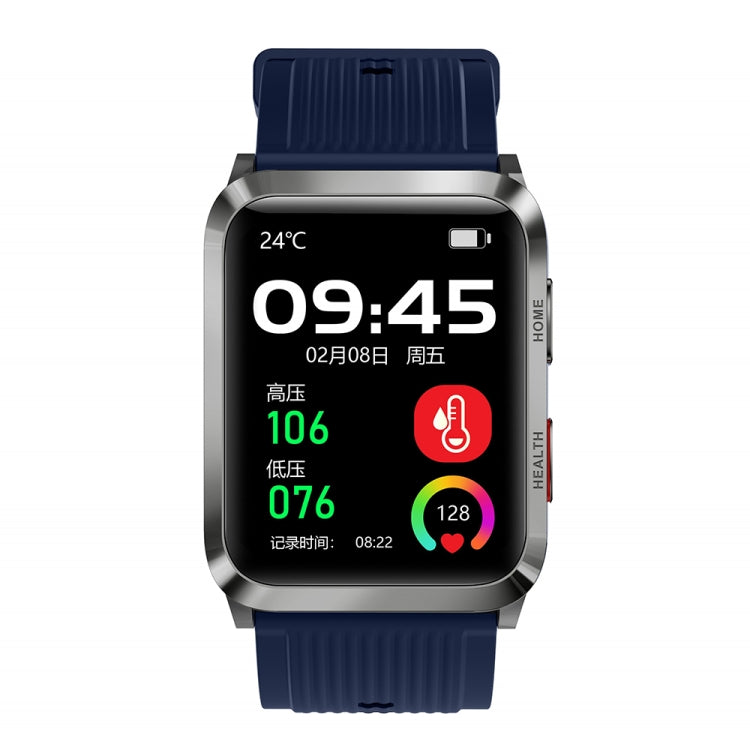 S6T 1.7 Inch Air Pump Smart Watch Supports Heart Rate Detection, Blood Pressure Detection, Blood Oxygen Detection
