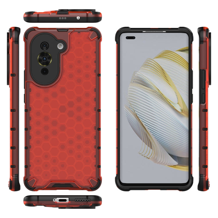 For Huawei nova 10 Pro 4G Shockproof Honeycomb PC + TPU Phone Case