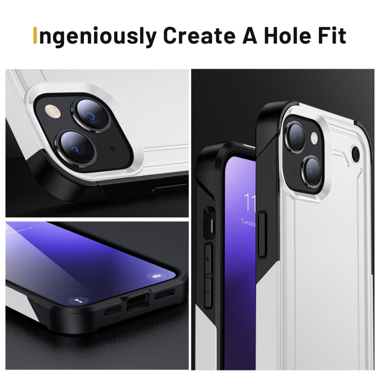 For iPhone 14 PC + TPU Shockproof Protective Phone Case