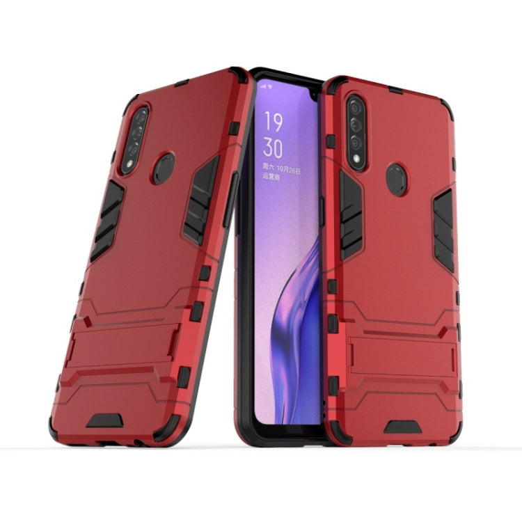 For OPPO A8 Shockproof PC + TPU with Holder
