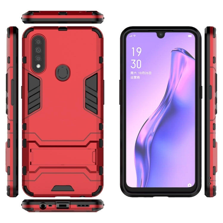For OPPO A8 Shockproof PC + TPU with Holder