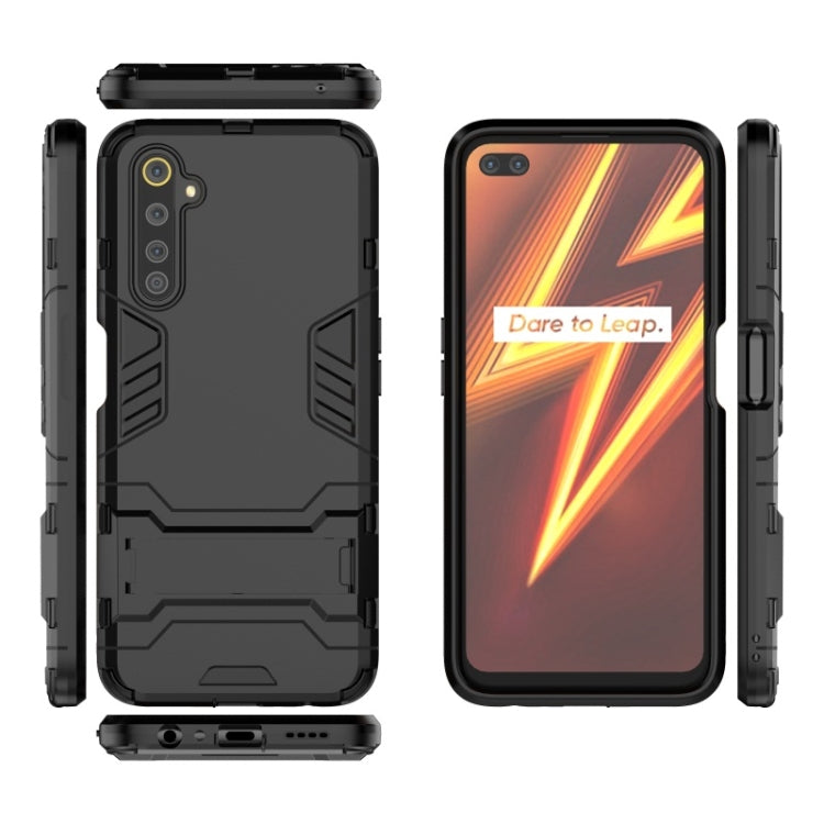 For OPPO Realme 6 Pro Shockproof PC + TPU with Holder