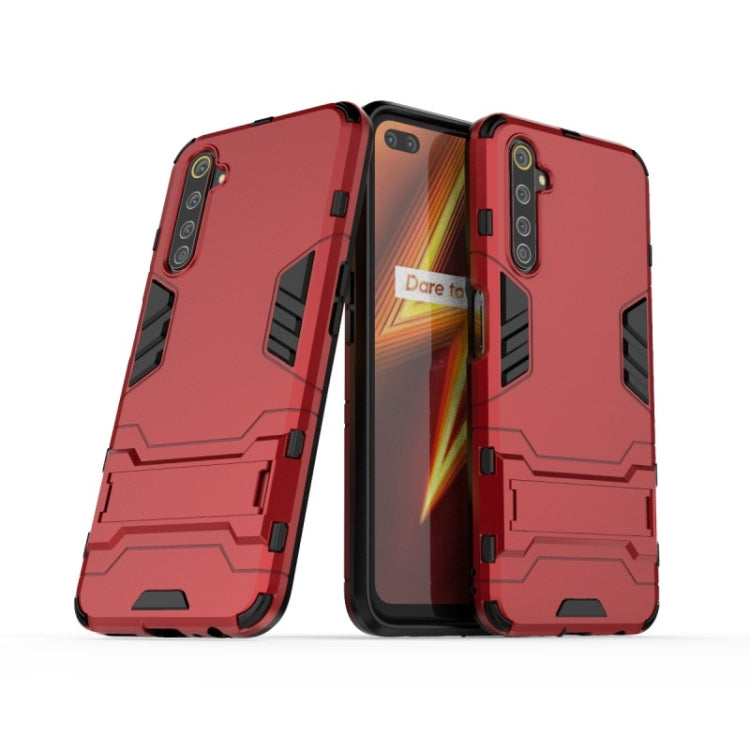 For OPPO Realme 6 Pro Shockproof PC + TPU with Holder