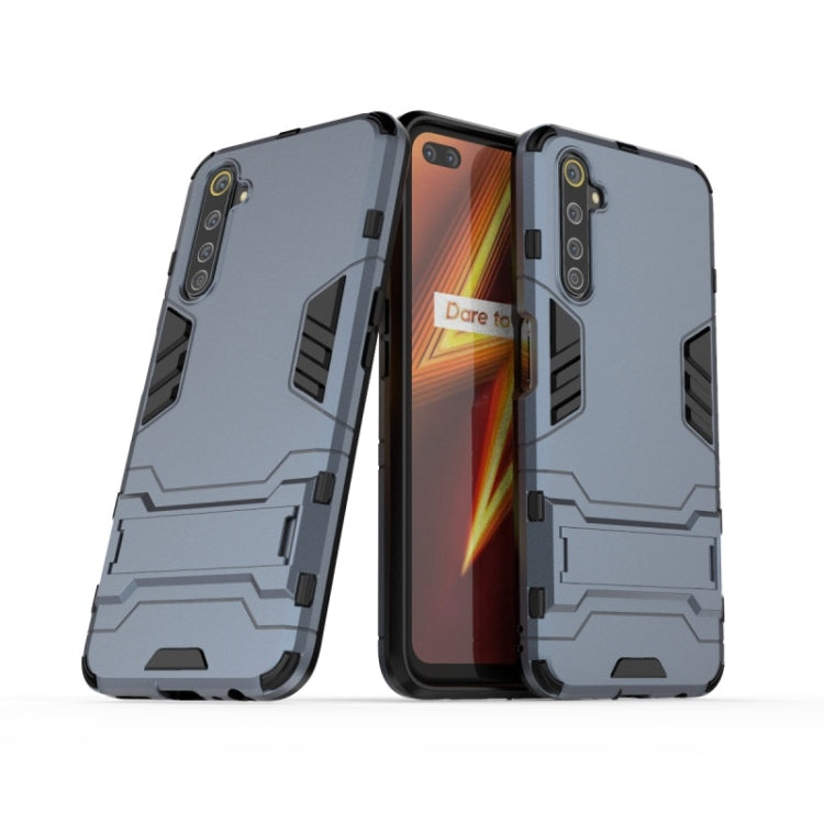 For OPPO Realme 6 Pro Shockproof PC + TPU with Holder
