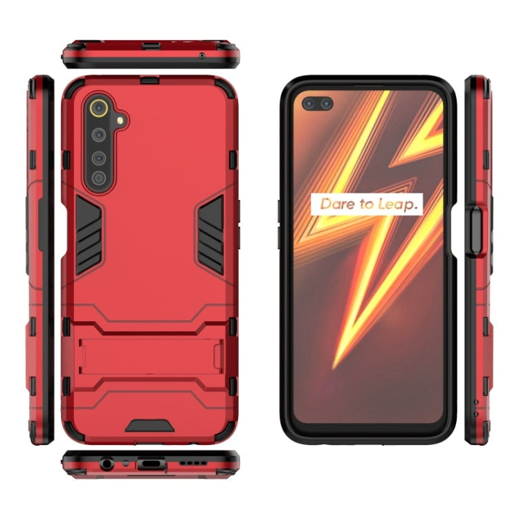For OPPO Realme 6 Pro Shockproof PC + TPU with Holder