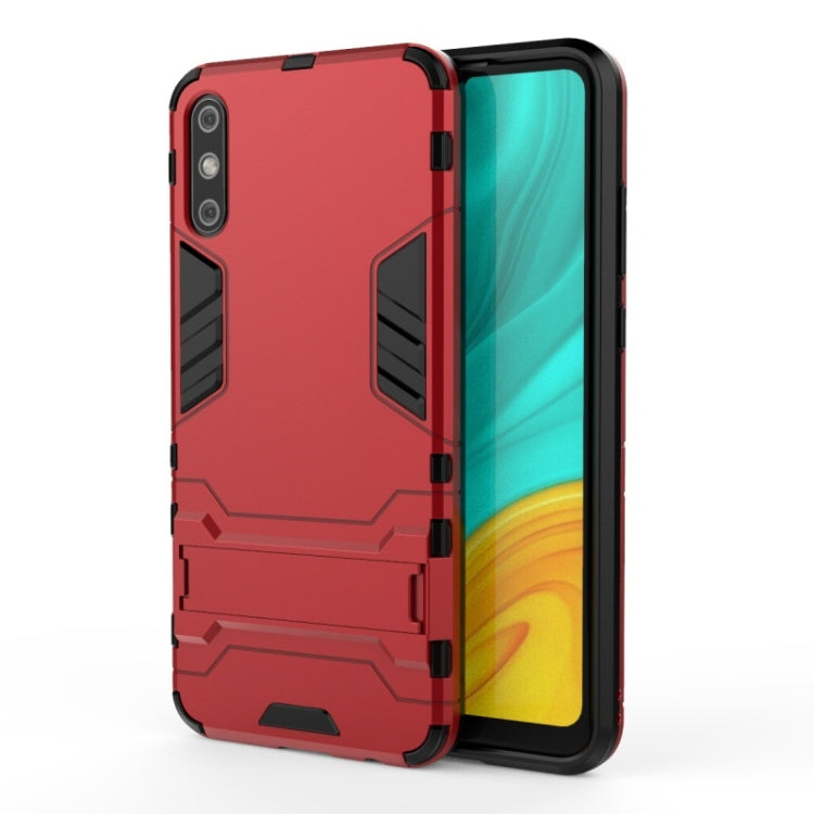 For Huawei Enjoy 10E Shockproof PC + TPU with Holder