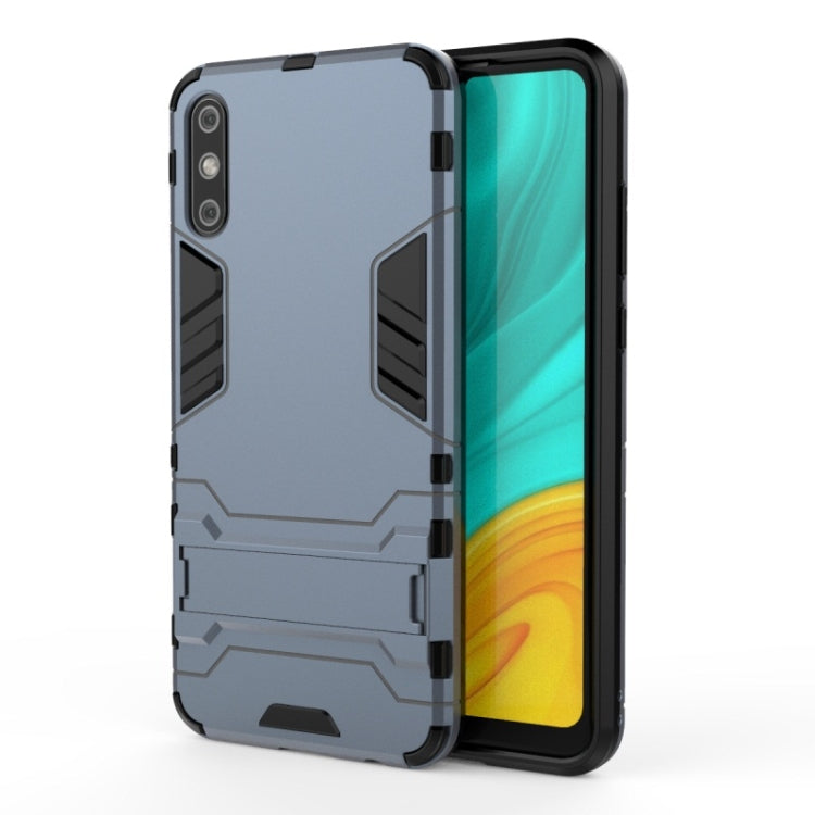 For Huawei Enjoy 10E Shockproof PC + TPU with Holder