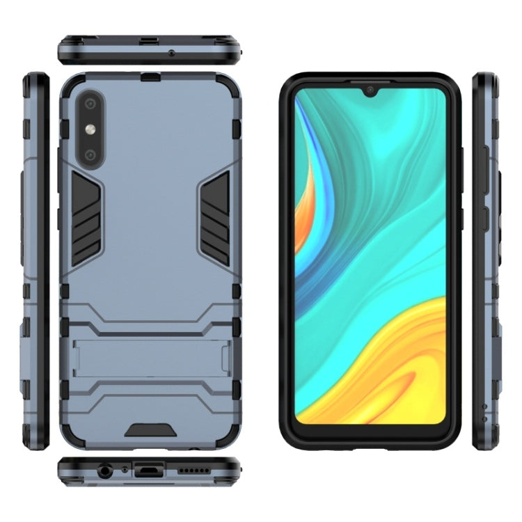 For Huawei Enjoy 10E Shockproof PC + TPU with Holder