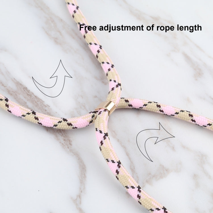 For iPhone 14 Pro Max Wheat Straw Material + TPU Shockproof Phone Case with Neck Lanyard