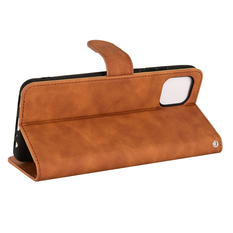 For Samsung Galaxy A03 166mm Skin Feel Magnetic Flip Leather Phone Case
