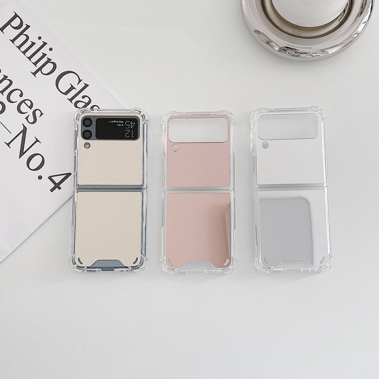 For Samsung Galaxy Z Flip4 Mirror Shockproof TPU Phone Case