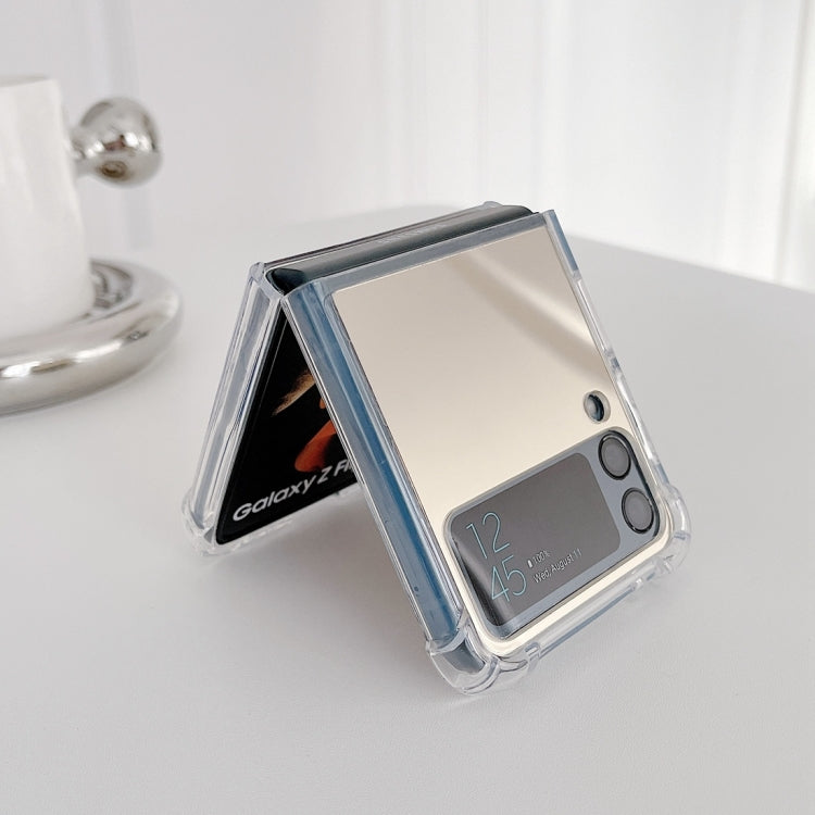 For Samsung Galaxy Z Flip4 Mirror Shockproof TPU Phone Case