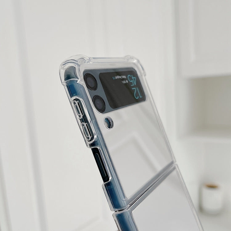 For Samsung Galaxy Z Flip4 Mirror Shockproof TPU Phone Case