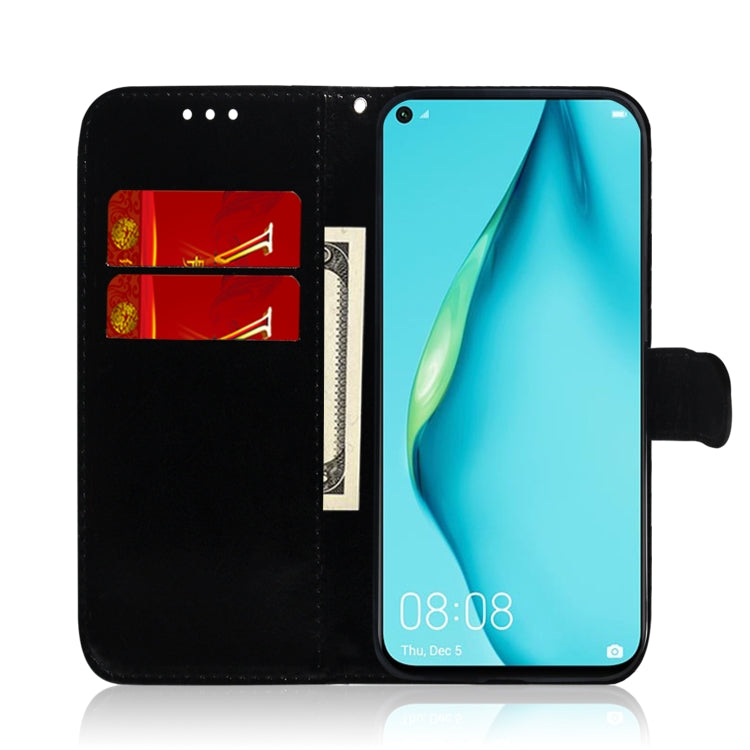 For Huawei nova 7i Imitated Mirror Surface Horizontal Flip Leather Case with Holder & Card Slots & Wallet & Lanyard