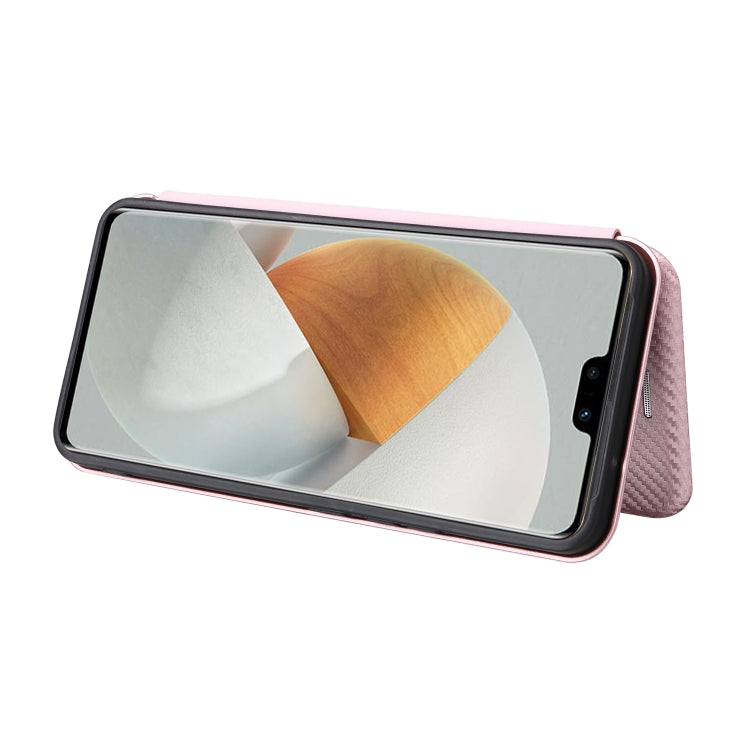 For vivo S12 5G / V23 5G Carbon Fiber Texture Leather Phone Case