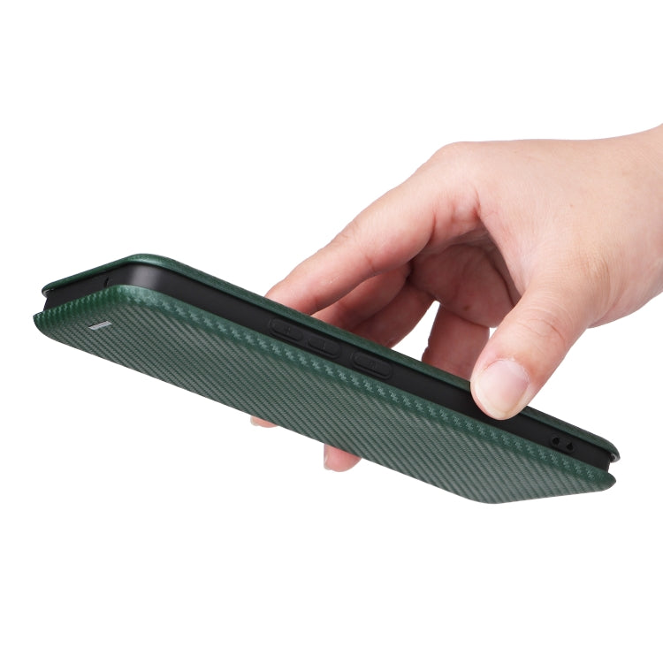 For vivo S12 5G / V23 5G Carbon Fiber Texture Leather Phone Case