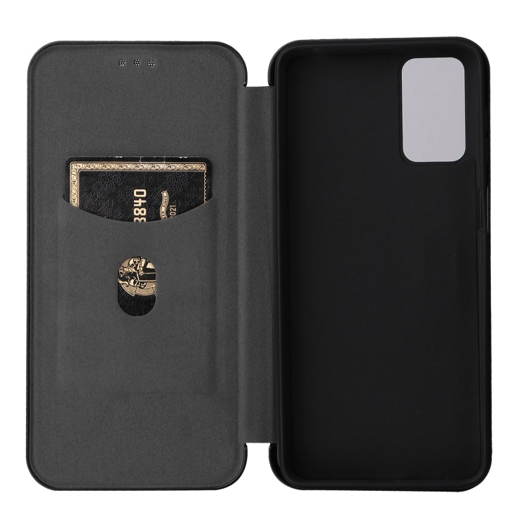 For Motorola Moto G42 Carbon Fiber Texture Leather Phone Case
