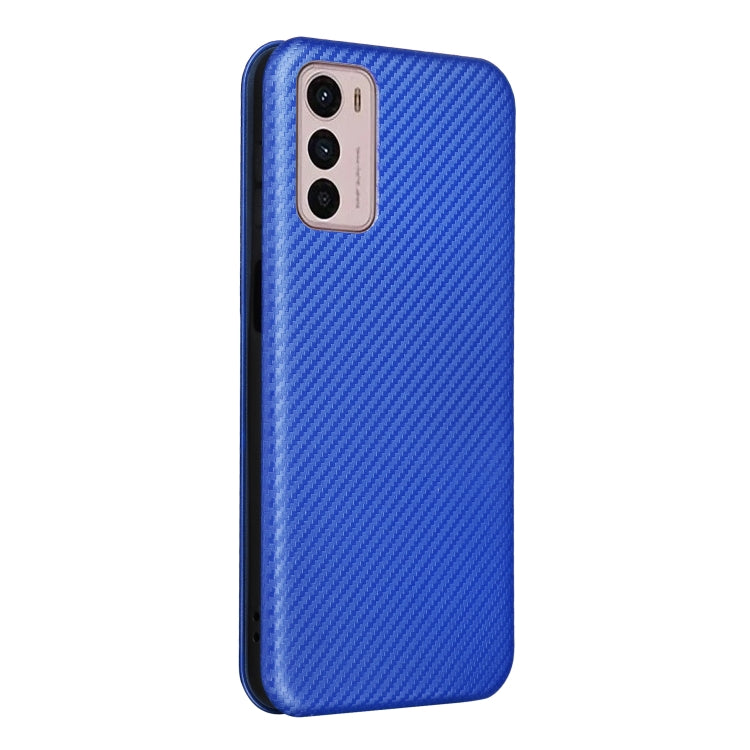 For Motorola Moto G42 Carbon Fiber Texture Leather Phone Case