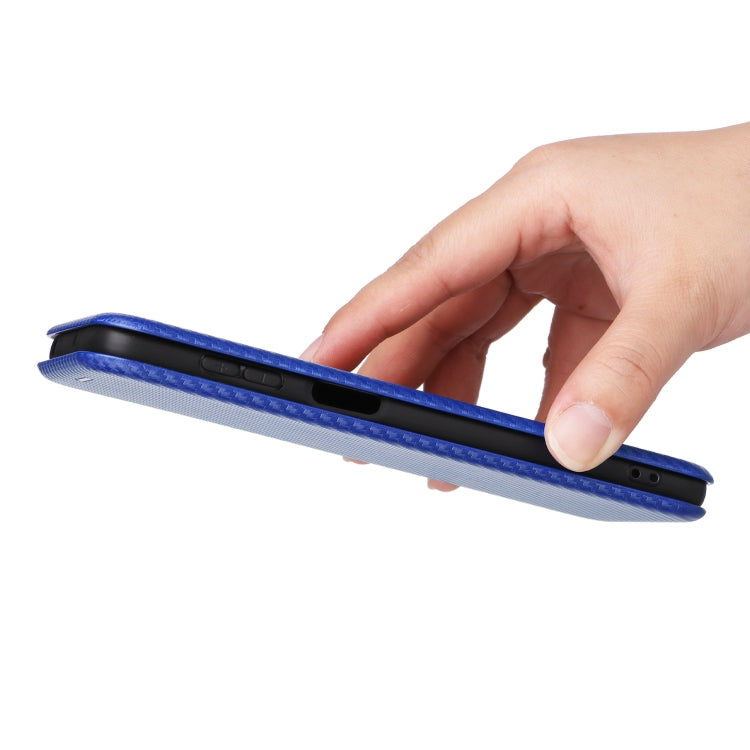 For Motorola Moto G42 Carbon Fiber Texture Leather Phone Case
