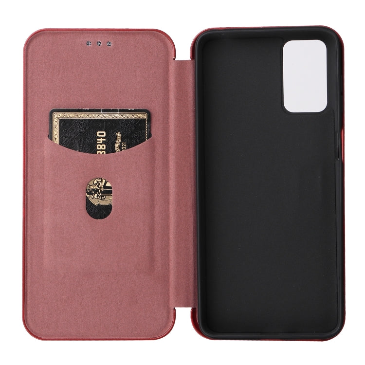 For Motorola Moto G42 Carbon Fiber Texture Leather Phone Case