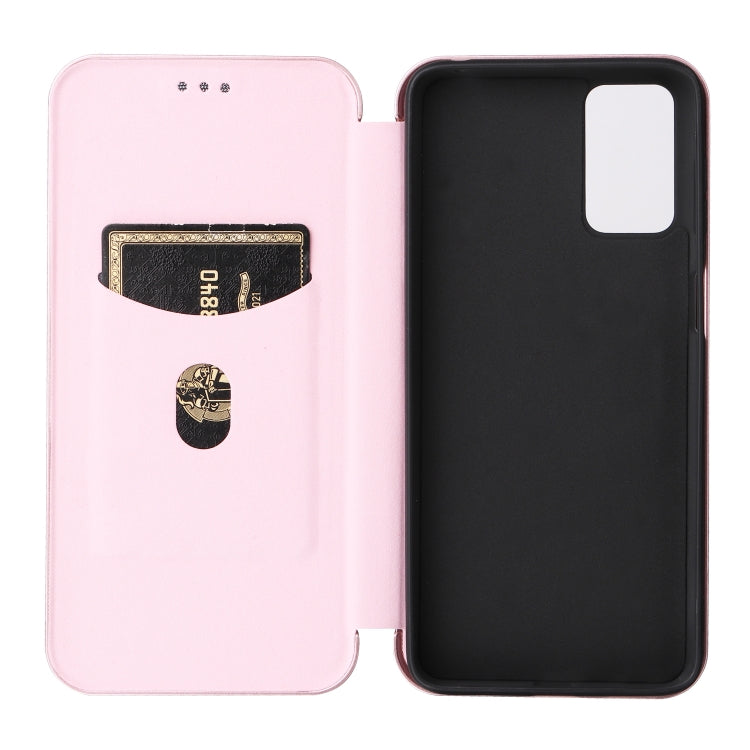 For Motorola Moto G42 Carbon Fiber Texture Leather Phone Case
