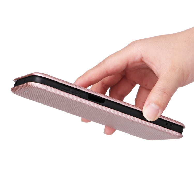 For Motorola Moto G42 Carbon Fiber Texture Leather Phone Case