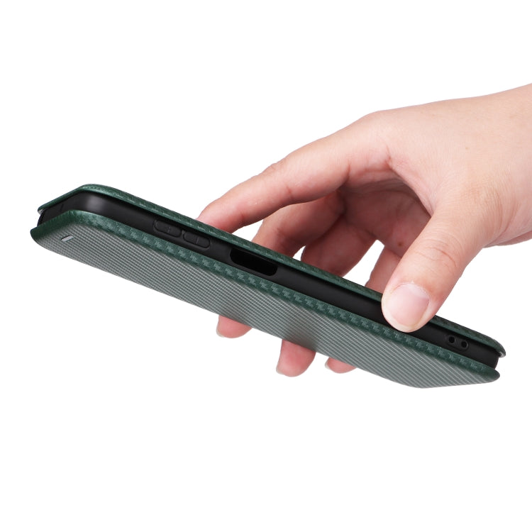 For Motorola Moto G42 Carbon Fiber Texture Leather Phone Case